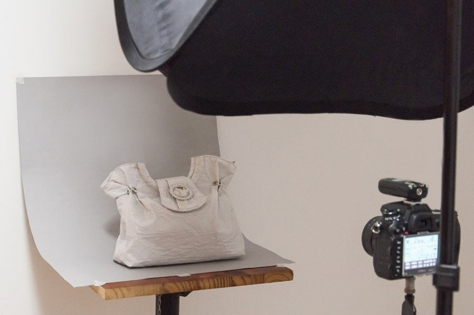 white on white product photography