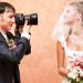 newlyweds taking photos